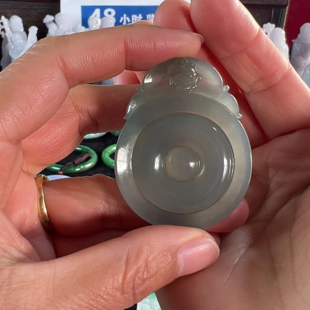 翡翠未镶嵌手镯天然翡翠挂件