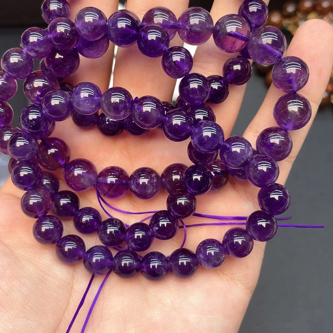 水晶手链未镶嵌20紫水晶