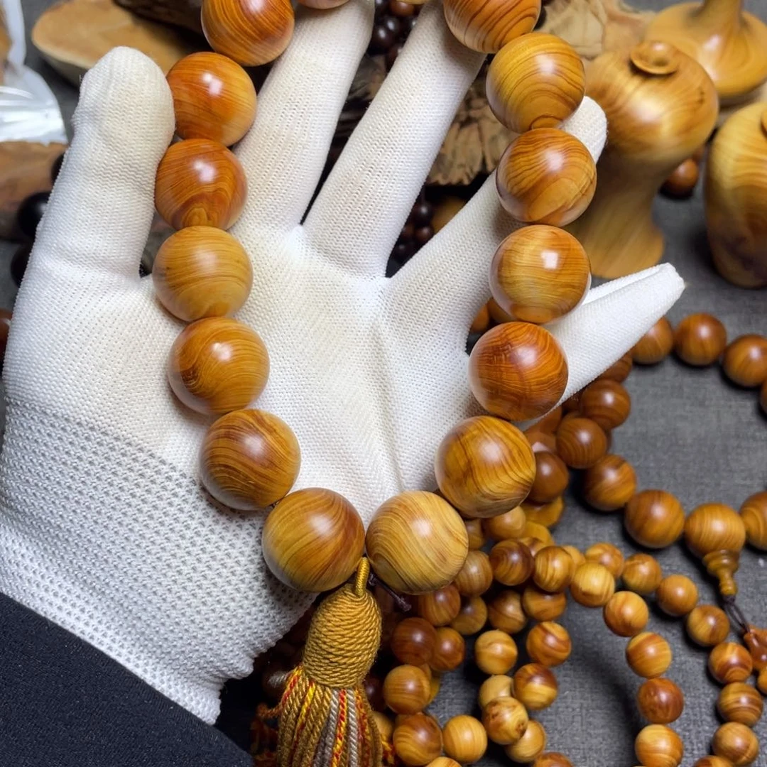 柏木（崖柏）2.0黄泥膏红油手持