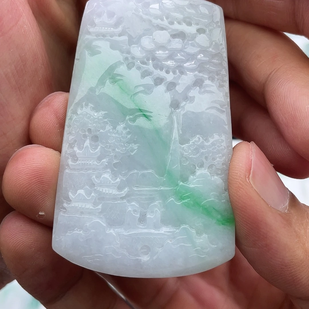 翡翠未镶嵌颈饰翡翠