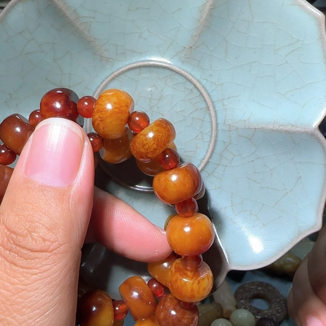 摆件老***了富贵荣华瓷器摆件