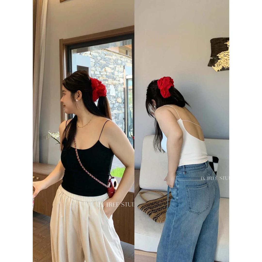 In Tree张桶桶【百搭伴侣】基础内搭打底吊带百搭街头风休闲ST2505