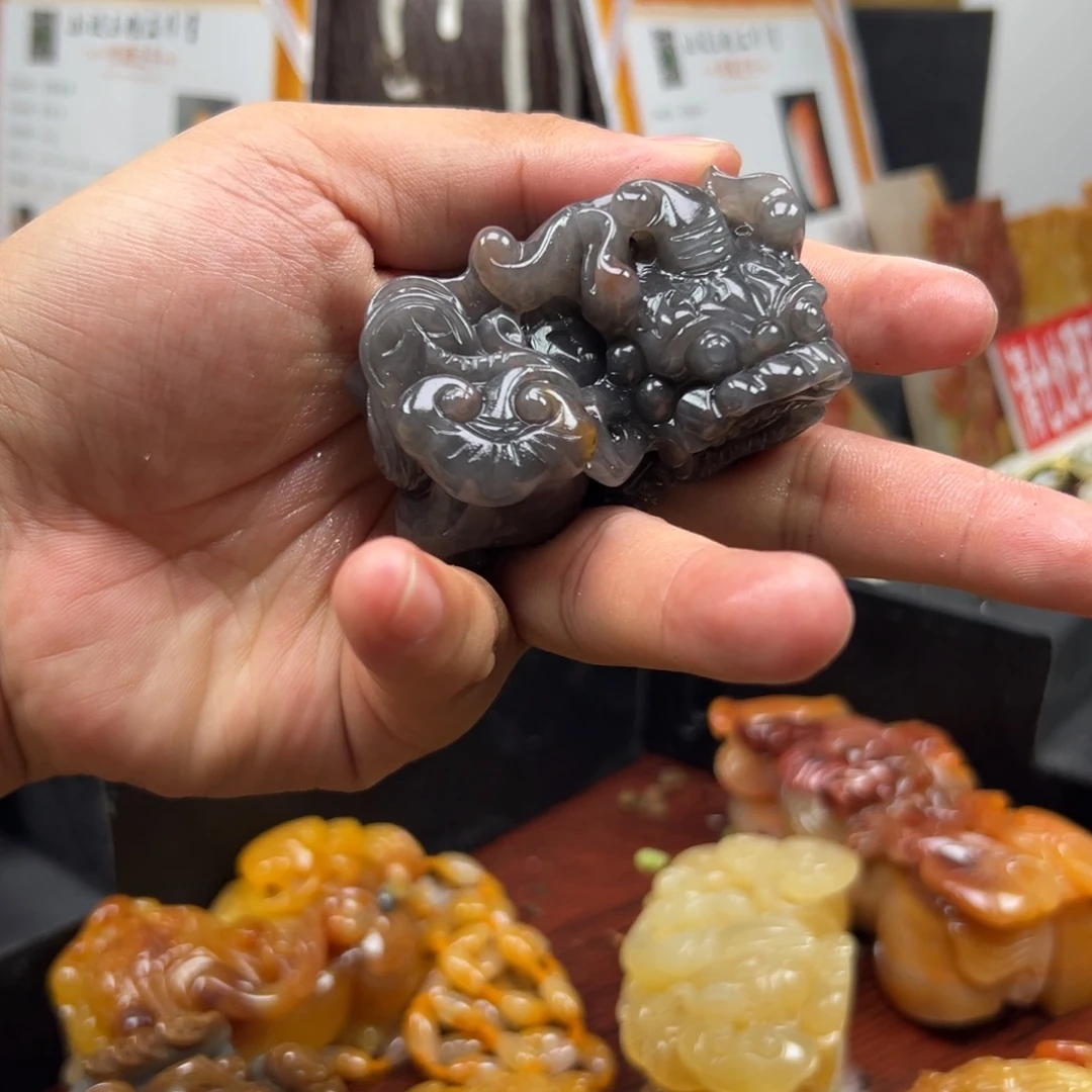 石英质玉（黄龙玉）未镶嵌多样性发货，发其一