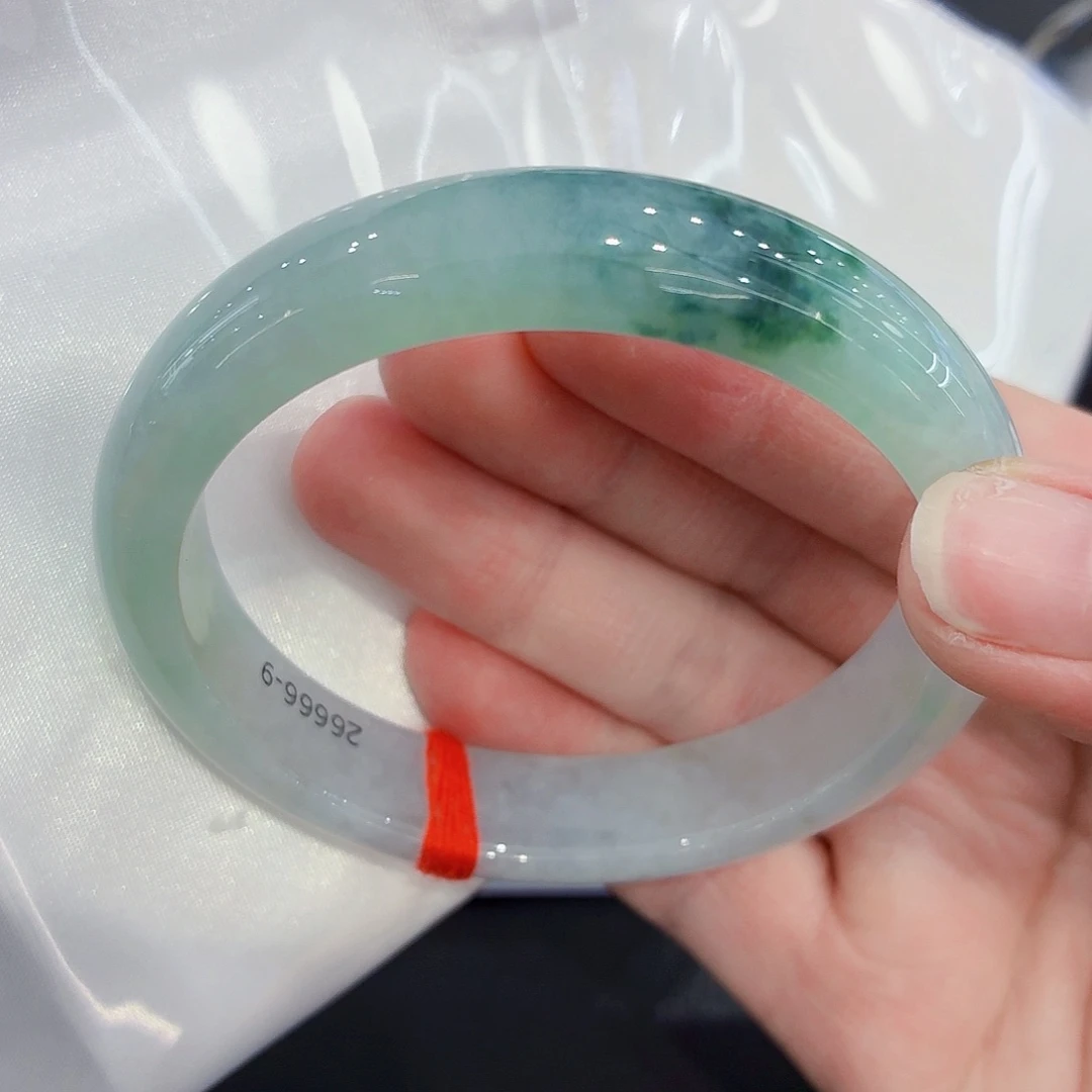 翡翠未镶嵌手镯翡翠59-60圈口（强推）