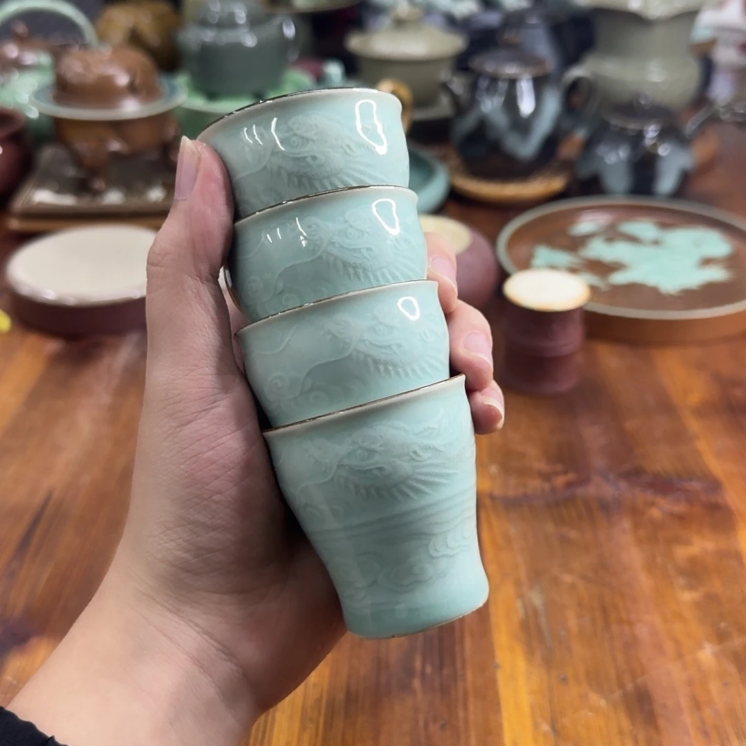 小仲青瓷茶器微瑕4572