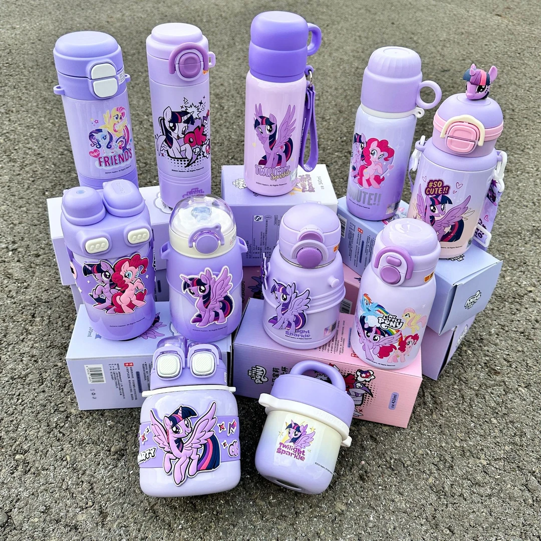 小马宝莉水杯联名儿童保温杯316食品级水壶2024新款女高颜值杯子