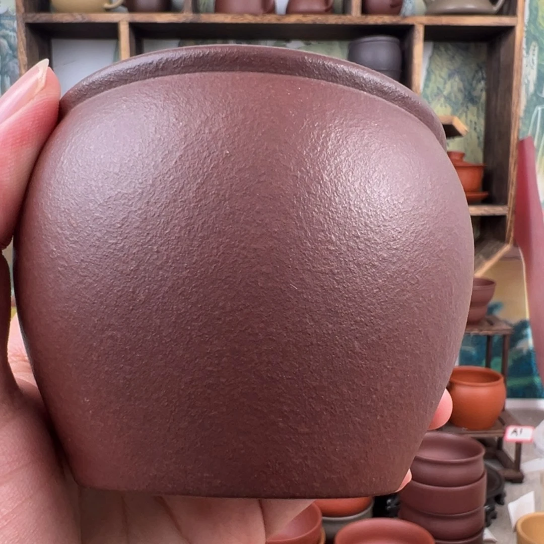 紫砂茶杯拙器甄选，纯原本矿。