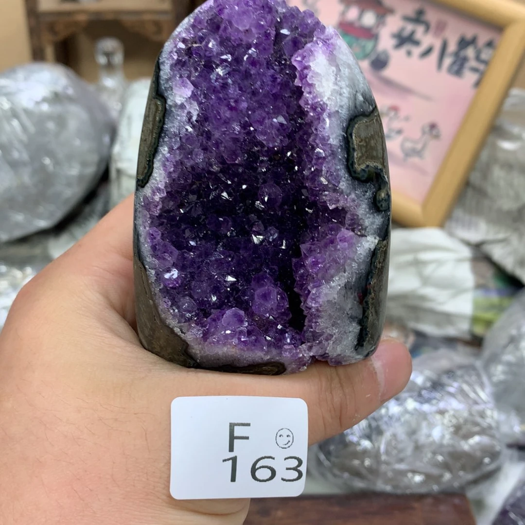 未镶嵌摆件紫晶水晶