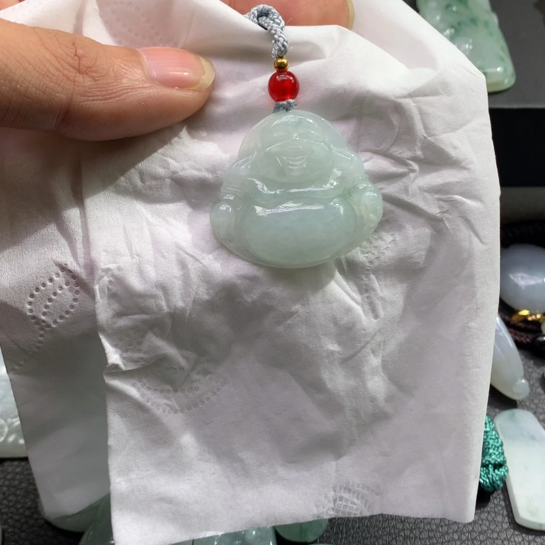 花***4翡翠未镶嵌颈饰翡翠