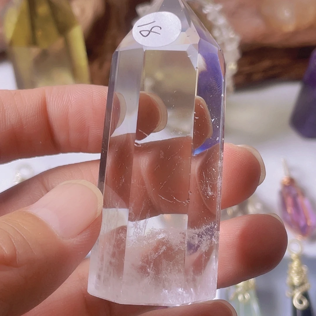 石材白水晶柱打磨件