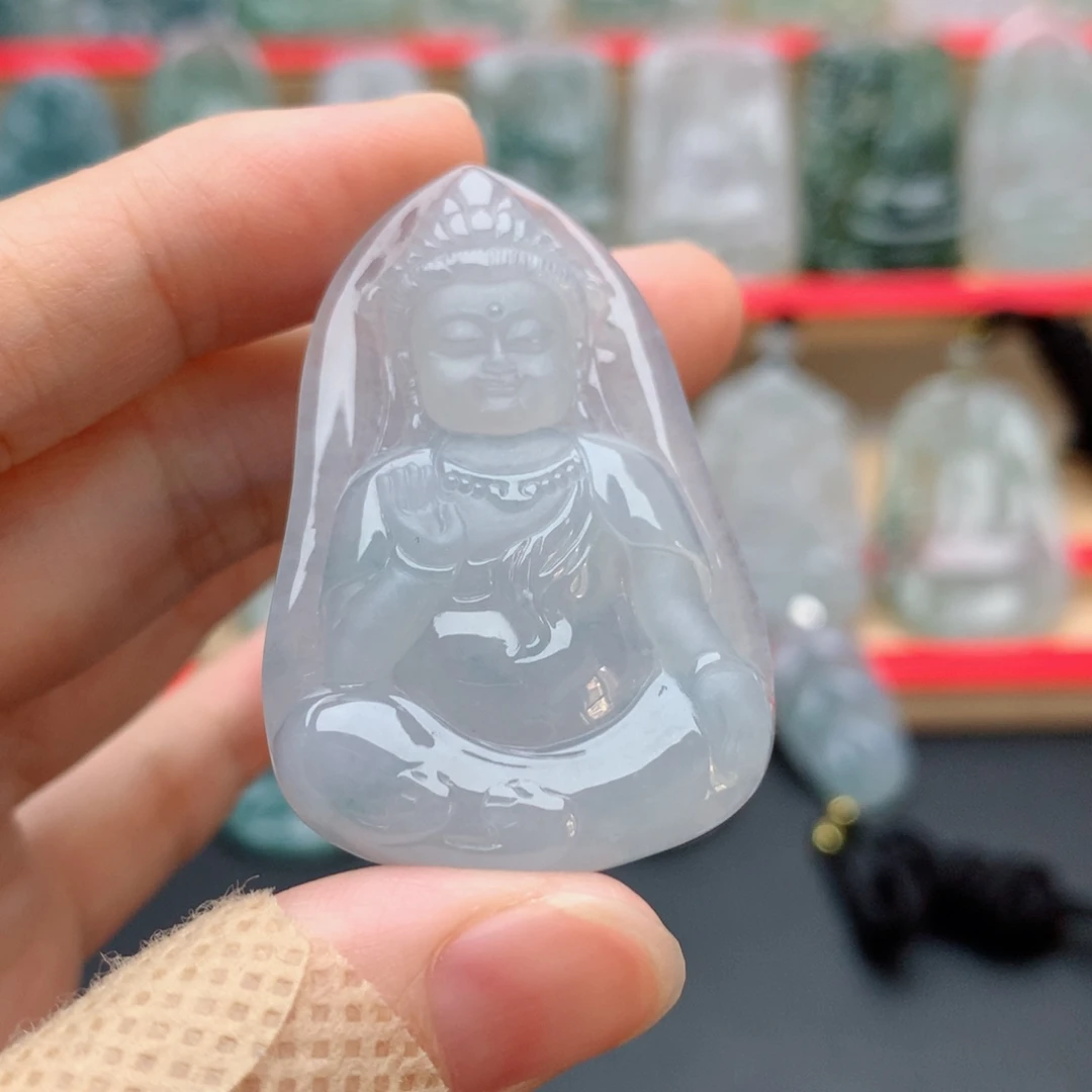 颈饰未镶嵌翡翠宝宝观音