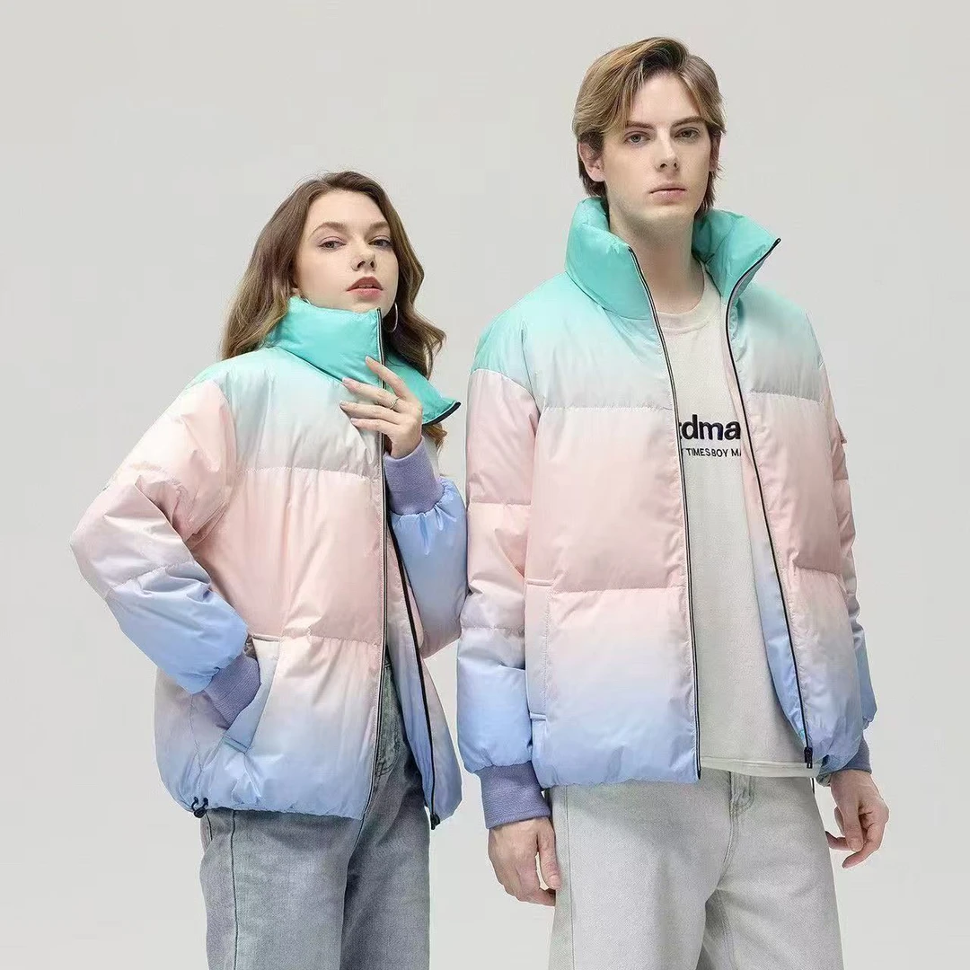 1207亲子款彩色雪羽绒服好穿