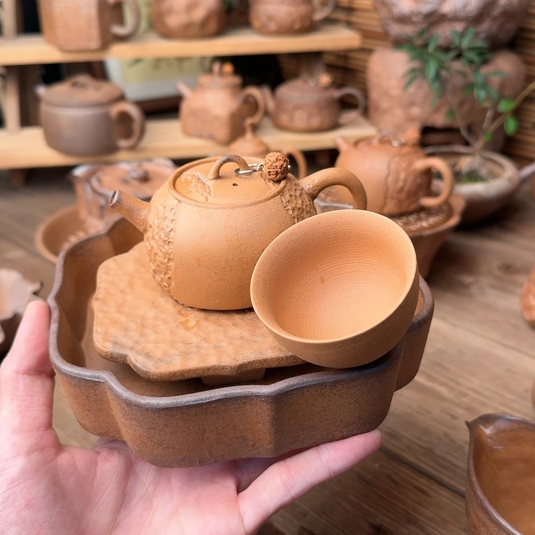原矿老岩泥茶器系列