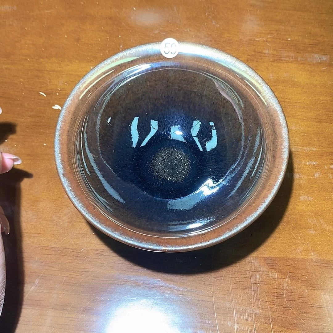 纯手工建盏茶器18风****滴纯手工真建盏柴烧59