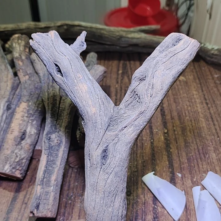 火琉璃原杈，摆件，手把件