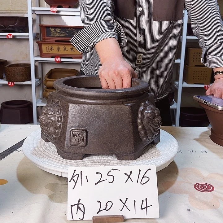 紫砂花盆紫砂花盆