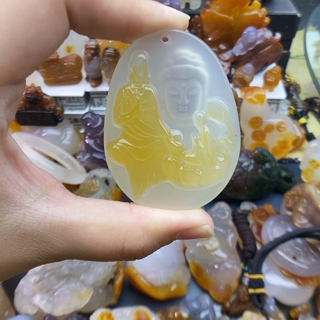 玛瑙/玉髓未镶嵌颈饰