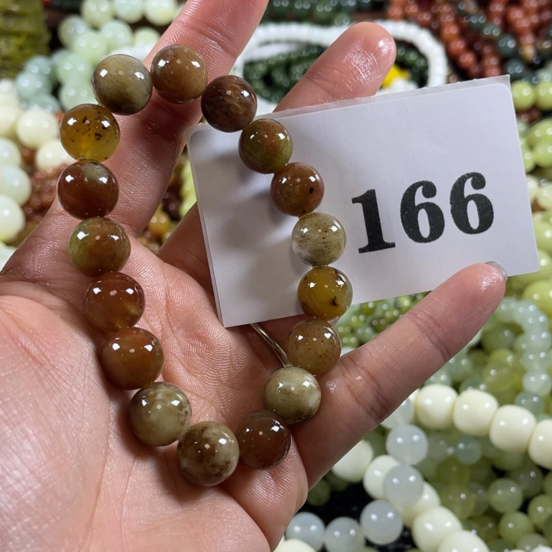 未镶嵌蛇纹石玉手链