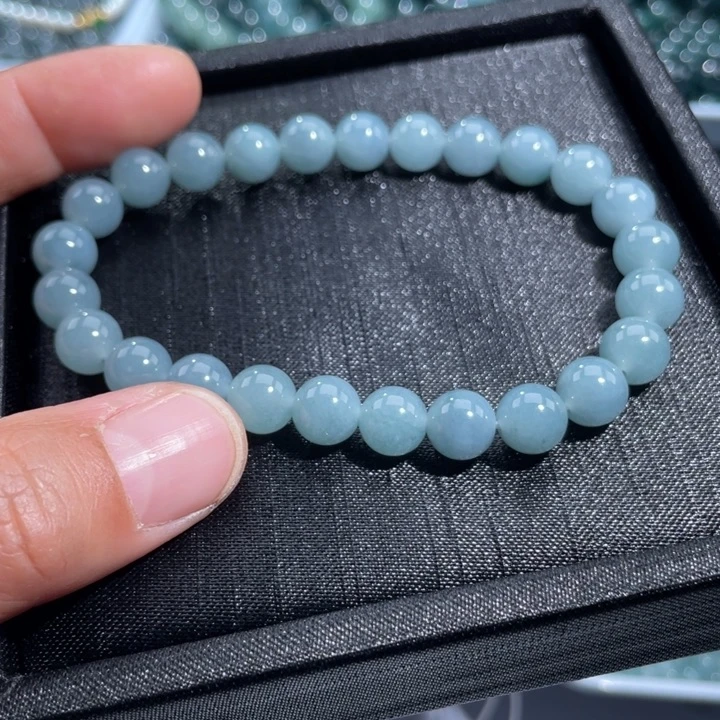 翡翠未镶嵌手链多样性发货散珠自选散珠卡7.9手链