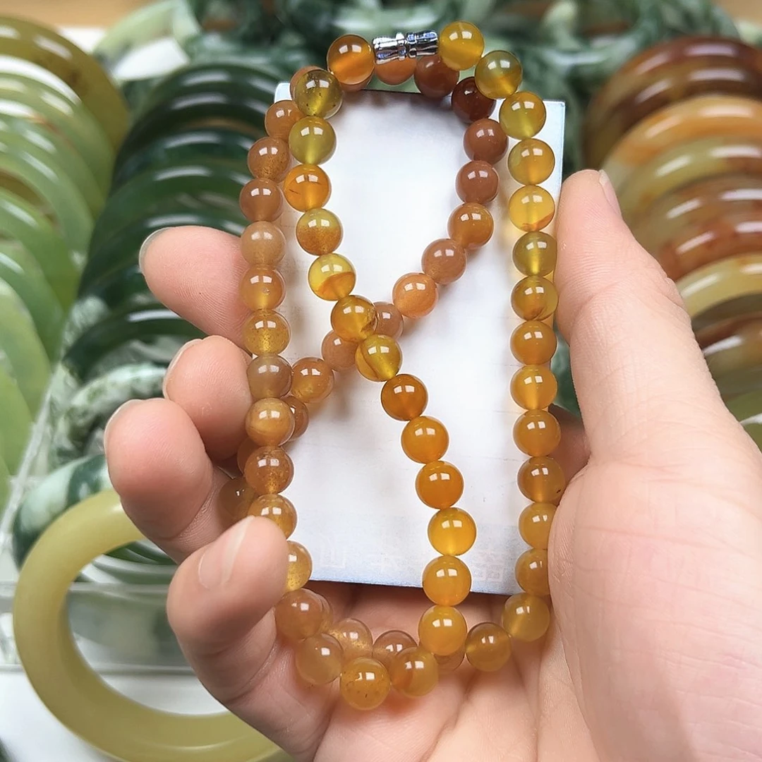 未镶嵌透闪石-蛇纹石玉手镯