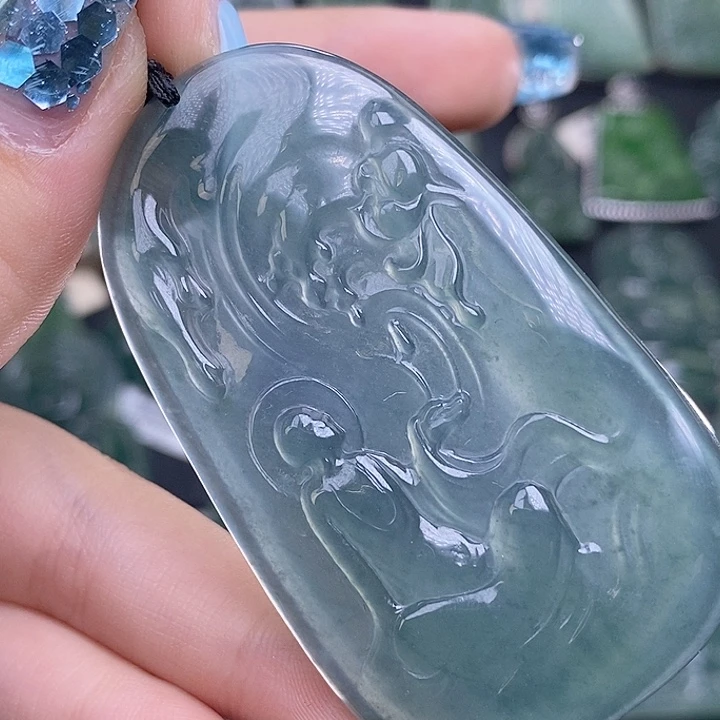 翡翠未镶嵌颈饰00000000000019