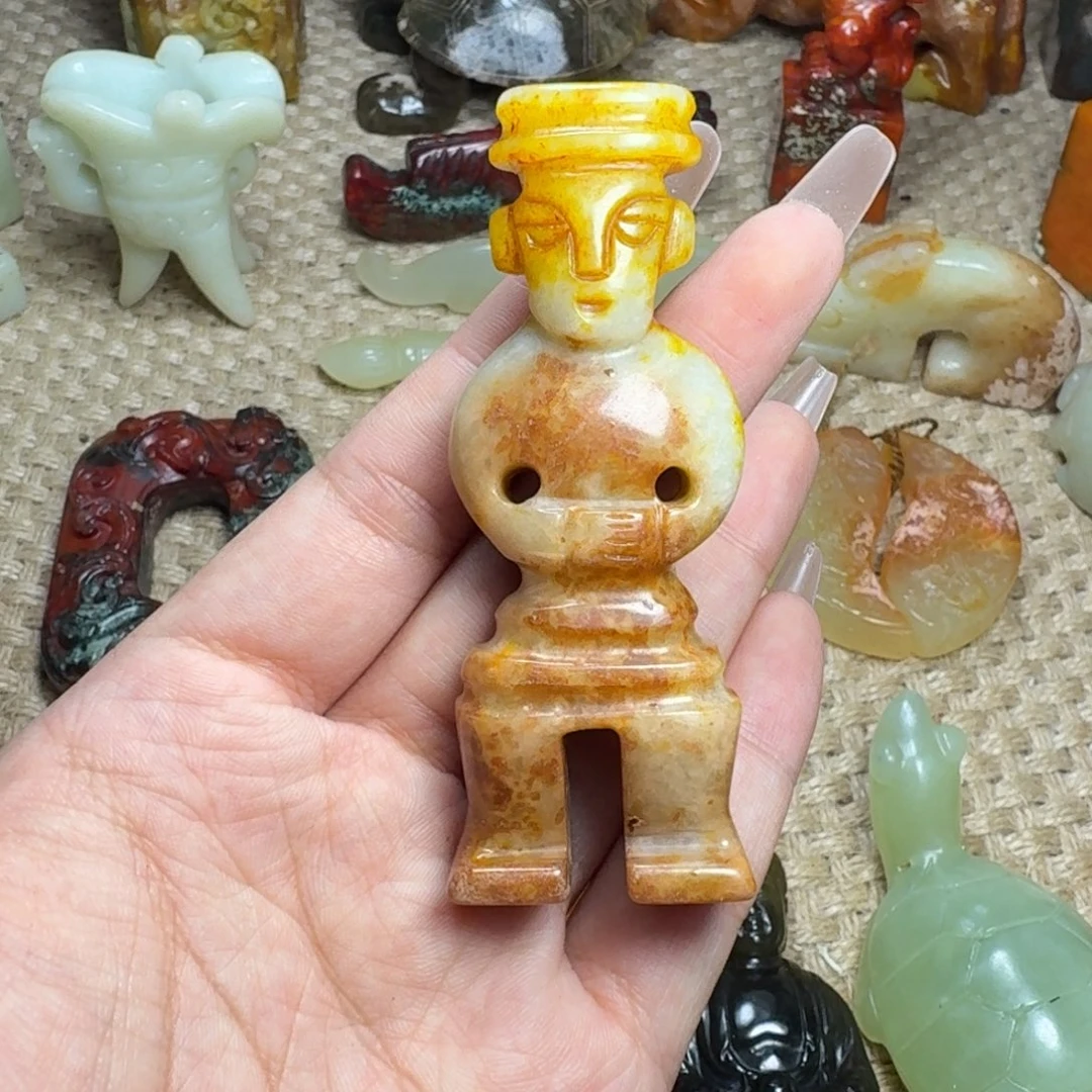 白玉菩提吊坠挂件