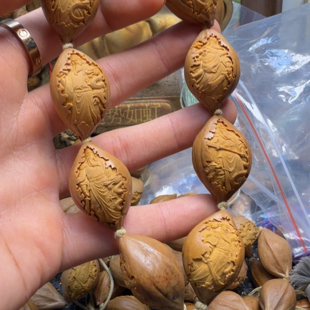 橄榄核手串/手链御龙关公