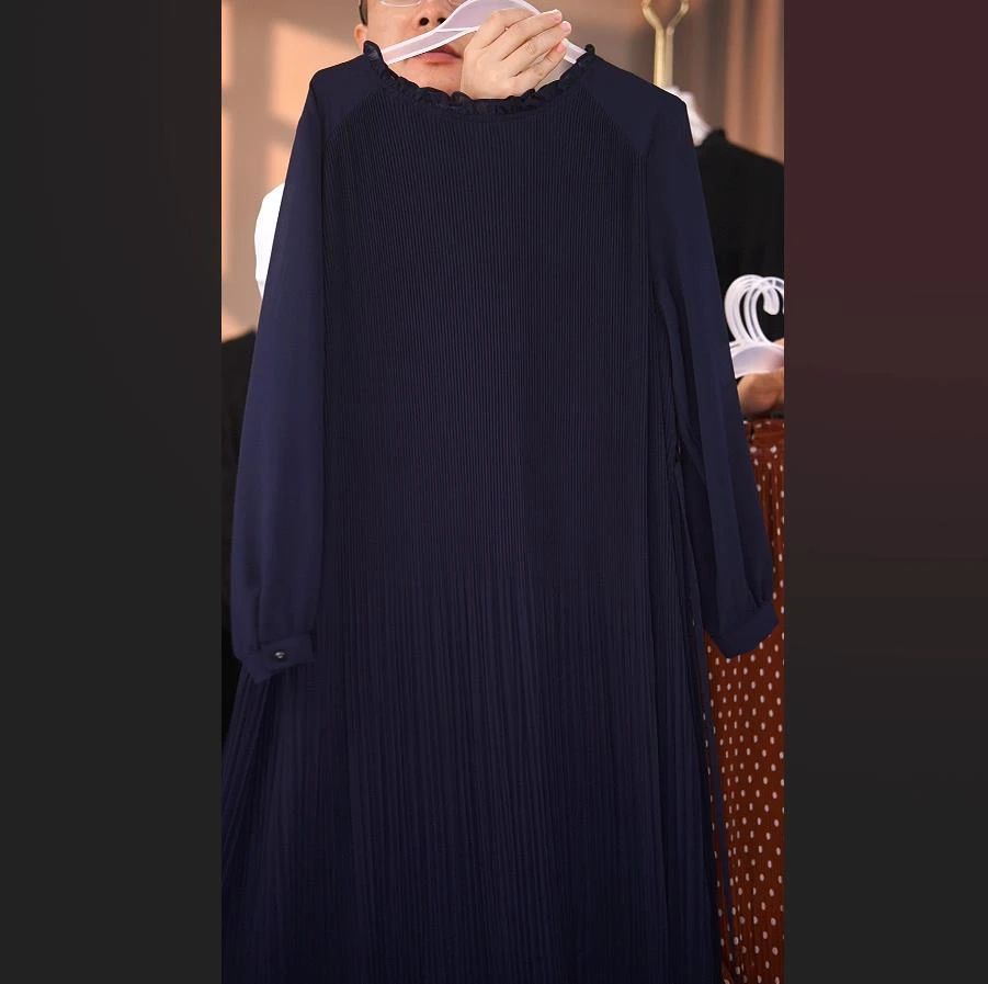 C222侧长袖XW1宽松连衣裙女装连衣裙显瘦长款