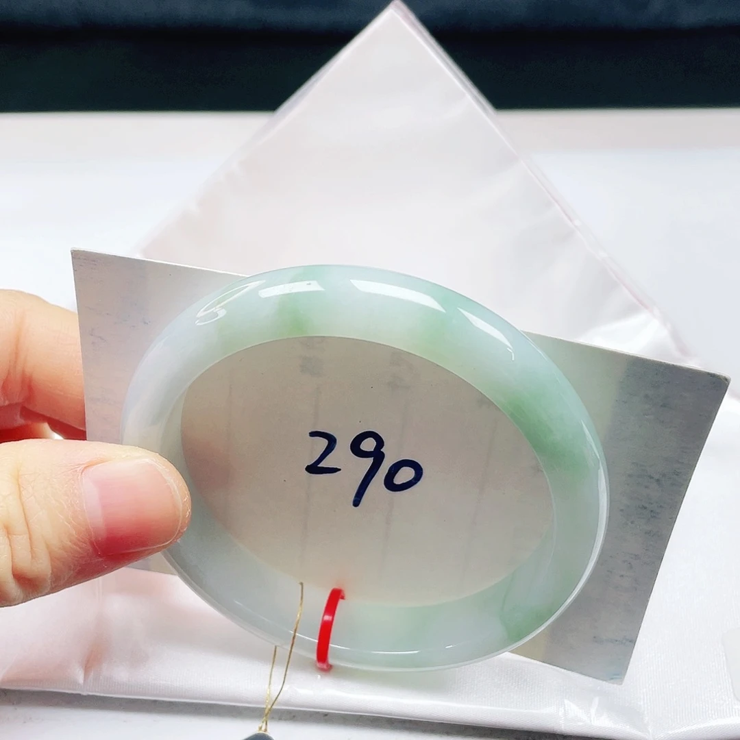 翡翠未镶嵌手镯56➕圈口