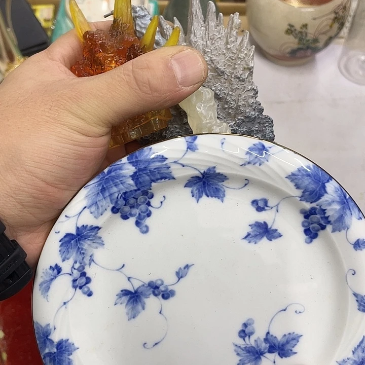 韵***姐摆件老讷精品盘子