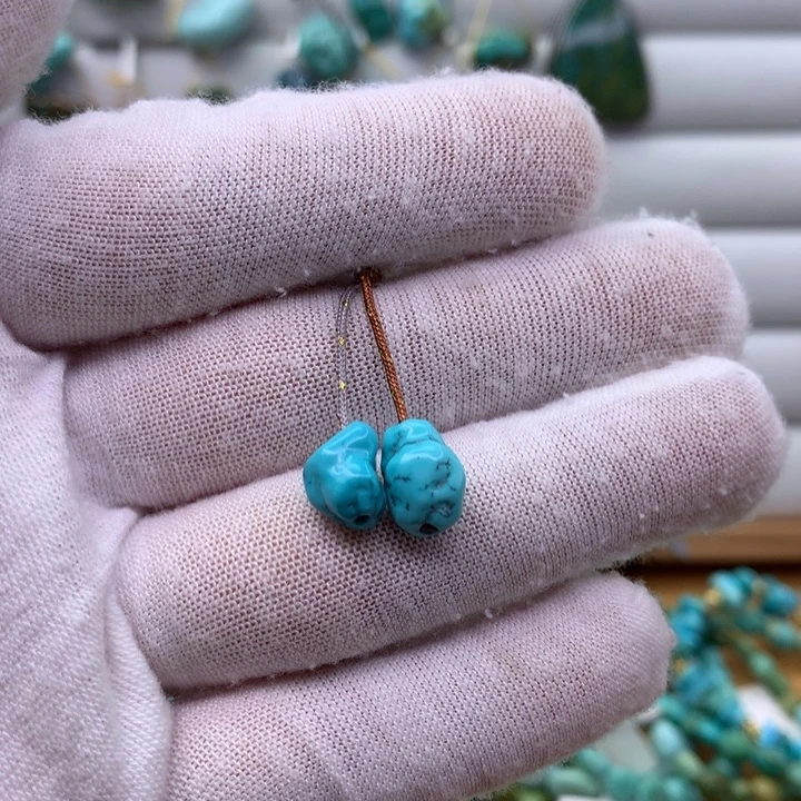 大***鹅绿松石未镶嵌原矿