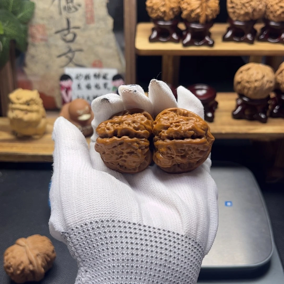 吊坠文玩核桃?***辉37精修打底蛤蟆