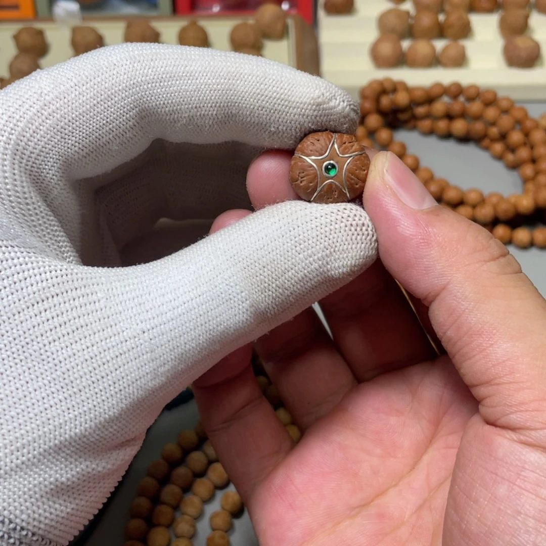 凤眼菩提吊坠五星