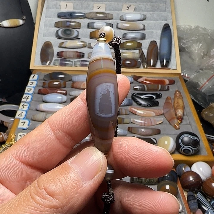 玛瑙/玉髓未镶嵌吊坠(不含链)