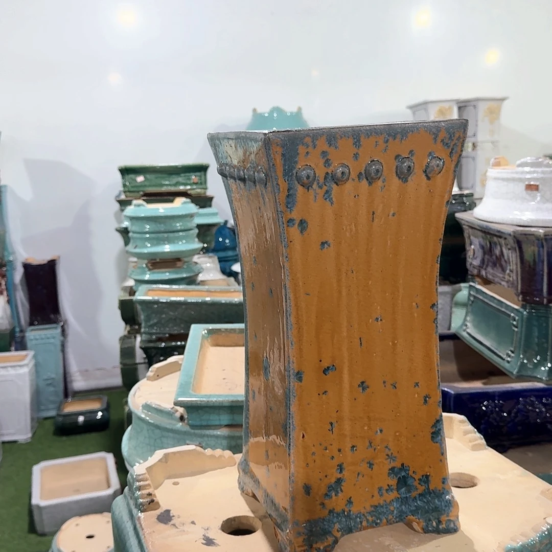 青***梅精品石湾花盆高端