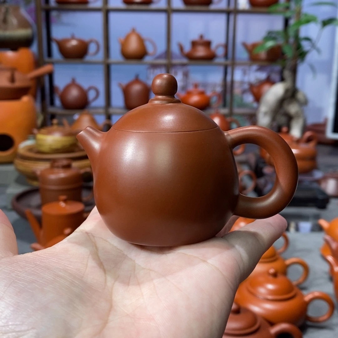 茶壶朱泥章淑煌朱泥小龙蛋75cc
