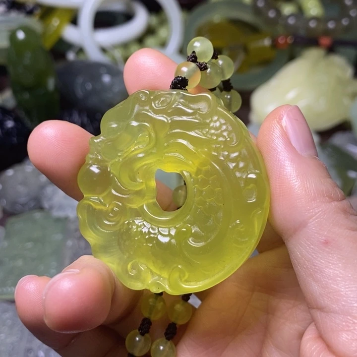 岫玉天然岫玉挂件未镶嵌