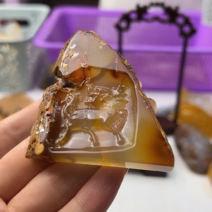 玛瑙/玉髓颈饰合金