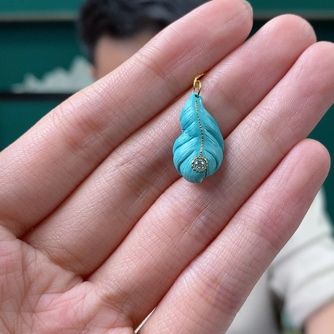 绿松石未镶嵌珠宝奇石