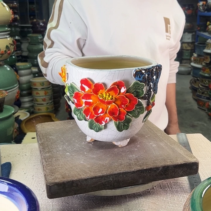 *****泳坤堂石湾花盆陶瓷