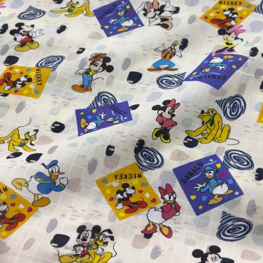 棉新品一米价纯棉格纹双层纱1.67宽E