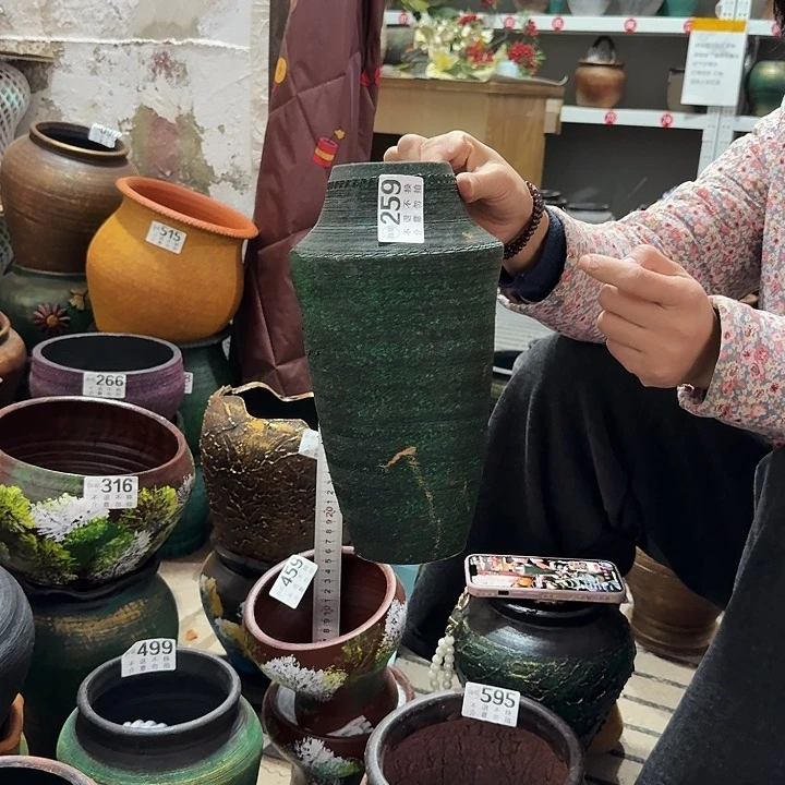 瑕疵绿色小口289高度28口径7