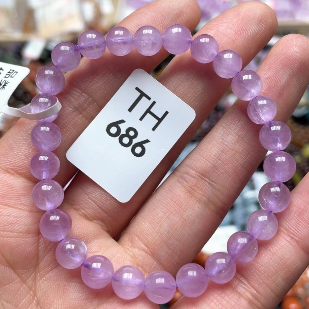 锂辉石手串未镶嵌