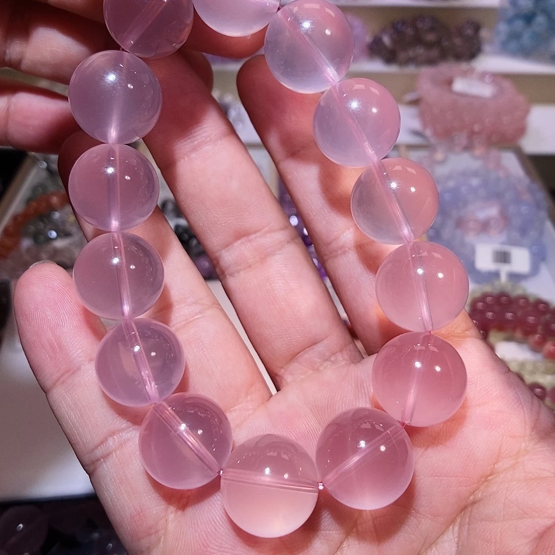 未镶嵌水晶手链马粉16.5mm