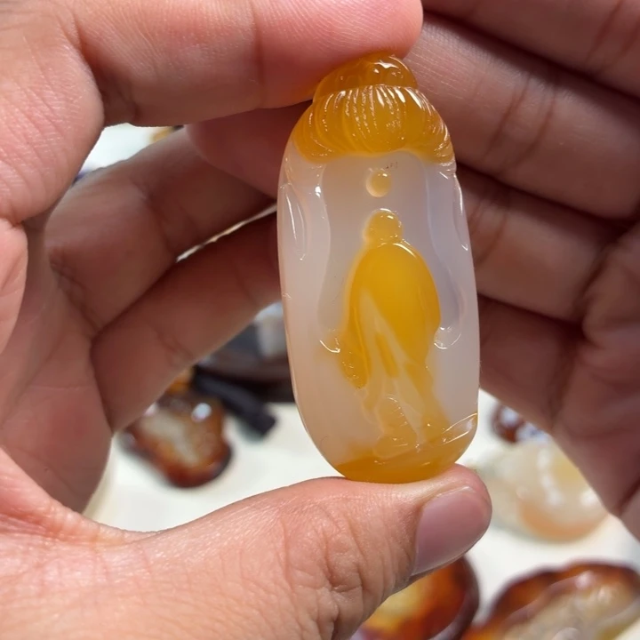 未镶嵌吊坠(不含链)玛瑙/玉髓