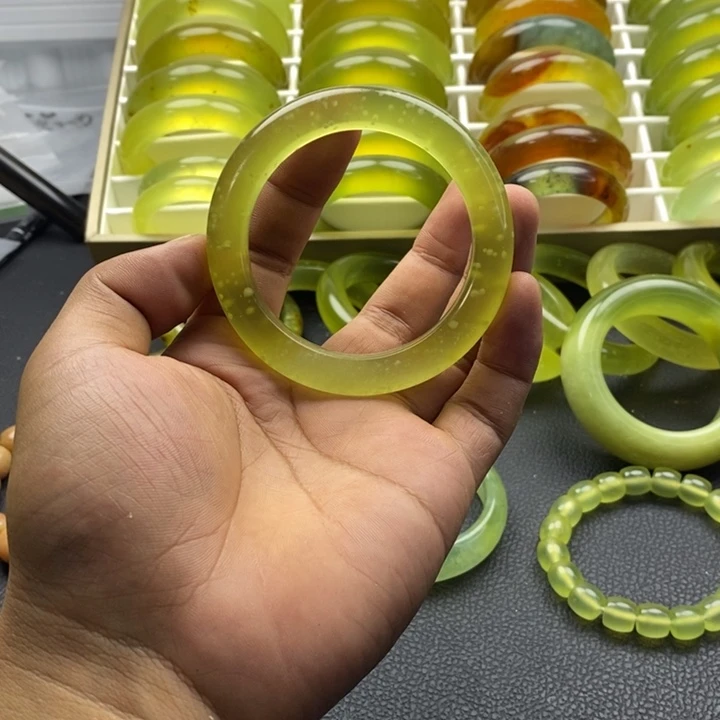 蛇纹石玉合金手镯57