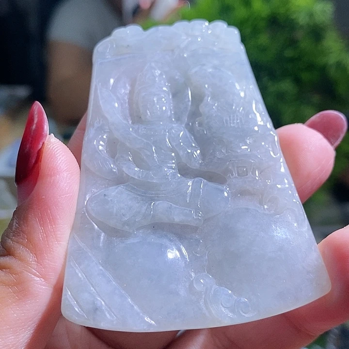 【闪购商品】翡翠挂件未镶嵌观音