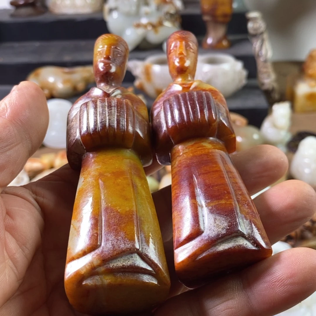 未镶嵌和田玉（糖玉）挂件