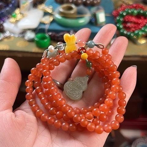 滴血莲花菩提吊坠