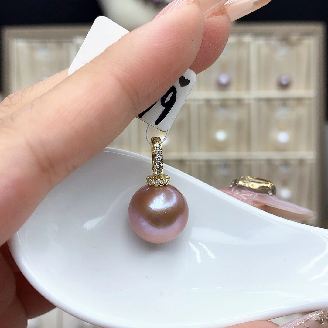 合金淡水珍珠吊坠(赠链)